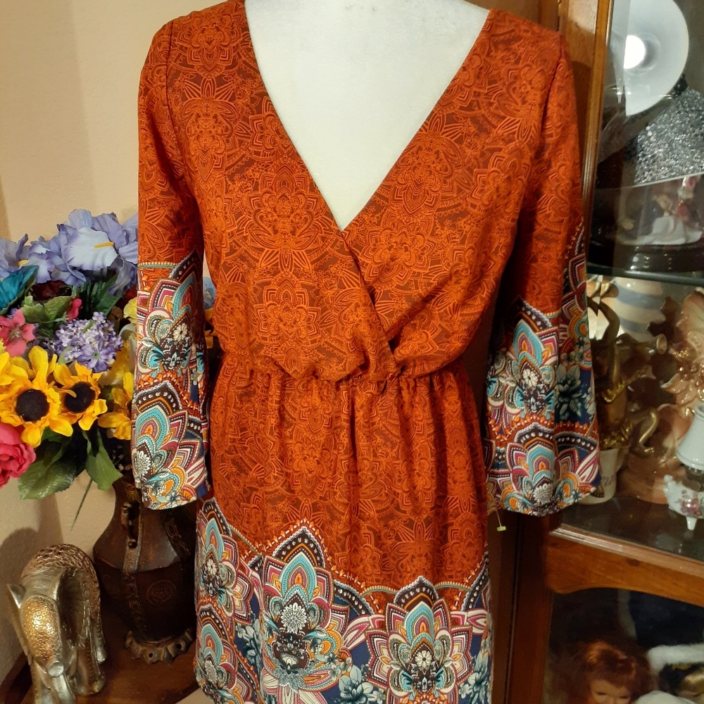 Beautiful boho style dress